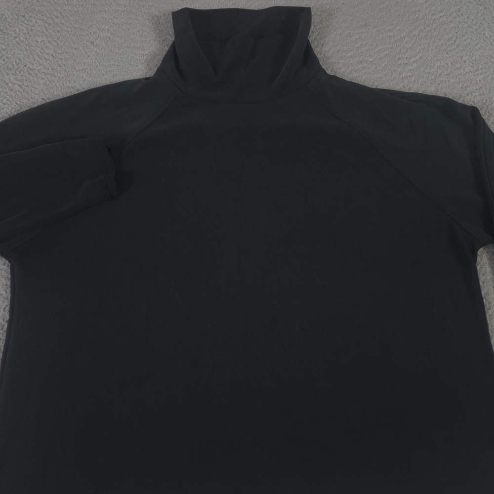 Banana Republic Top Womens M Funnel Neck Shirt Modal Blend Raglan Long Sleeve